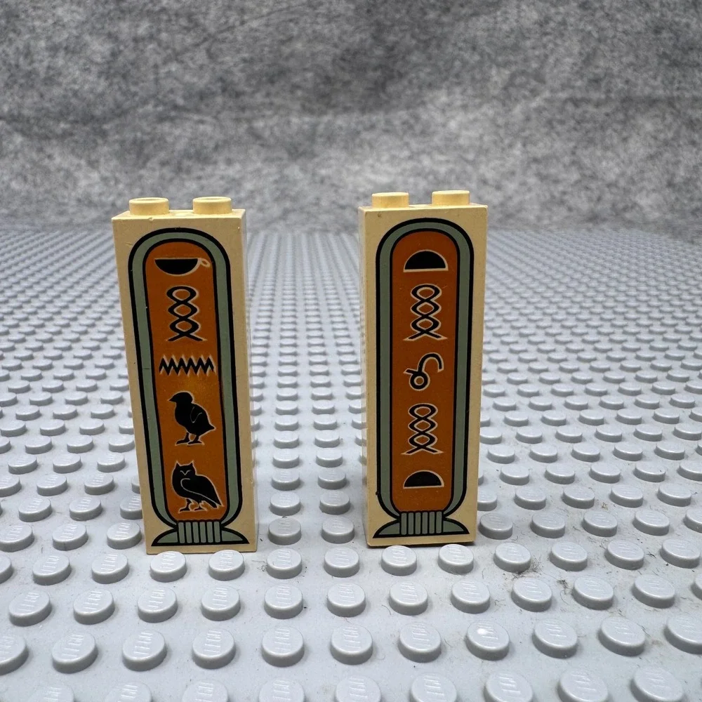 Lego Parts Lot 5978 5988 Egyptian Adventurers Hieroglyphs Walls Tomb Pharaoh
